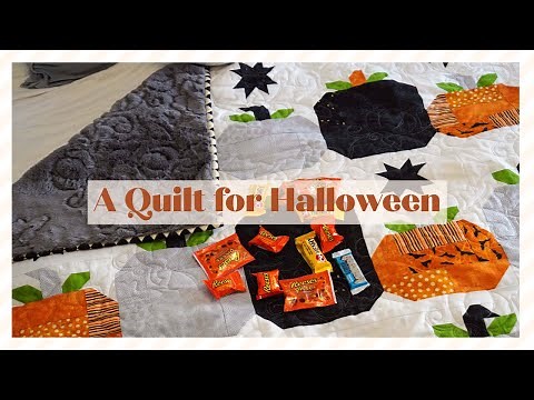 Hocus Pocus Quilt by The Pattern Basket Quilt Along Using Northcott Fabric | A quilt for Halloween