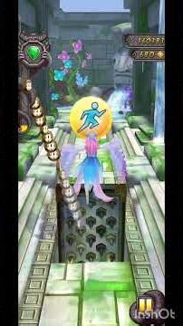 temple run 2 Blooming sands🌷🪻🏵️ with compass 🧭 coin #gaming #green #colourful #flowers