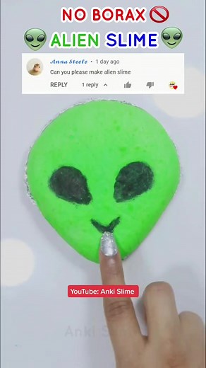 Alien Slime Tutorial without Borax or Activator | Slime ASMR Mixing