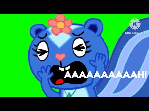 Petunia (HTF) Screaming Green Screen (HTF Redesigned Version)