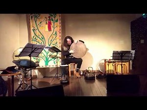 響きがいい場所でダフ叩くと最高なんだよなー Iranian daf solo
