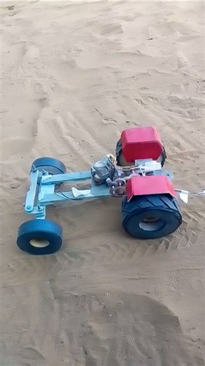 डीसी मोटर से ट्रैक्टर #automobile #shorts