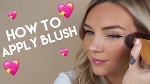 HOW TO: apply blush! Create a youthful appearance & give your skin a healthy-looking glow by shaping your face with blush! | tarte cosmetics
