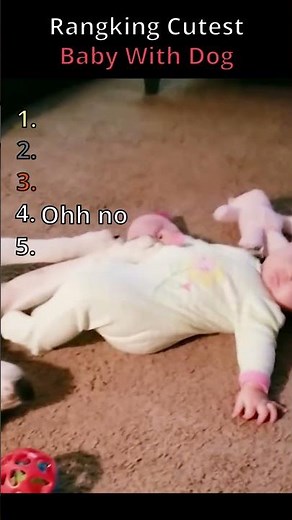 RANKING: Top 5 Babies Scared by Their Dog's Bark! 😳 #reaction