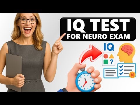 COMMON IQ TEST QUESTION TYPES Explained for NEURO EXAM