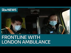 On the frontline with London Ambulance Service dealing with challenges of Covid | ITV News
