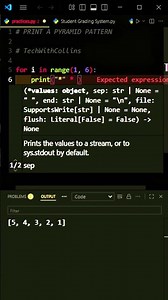 Print a Pyramid Pattern in Python (Build It Instantly!)🔺🐍 #coding #python #pythoncoding #programming