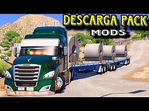 DESCARGA MOD FREIGHTLINER CASCADIA modular mex 2019 y planas FULL TUNING | ats mods 1.57 | Madara 57