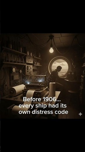 The day the world agreed on one word for survival: SOS 🌊🔊 OnThisDay: November 22, 1906
