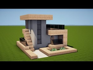 KLEINES MODERNES HAUS in MINECRAFT bauen TUTORIAL [HAUS 228]