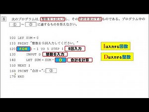 第60回 情報技術検定3級【8】JIS Full Basic
