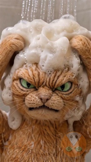 Too Much Shampoo... Instant Karma! 🤣🫧 #FunnyAnimals #Animation