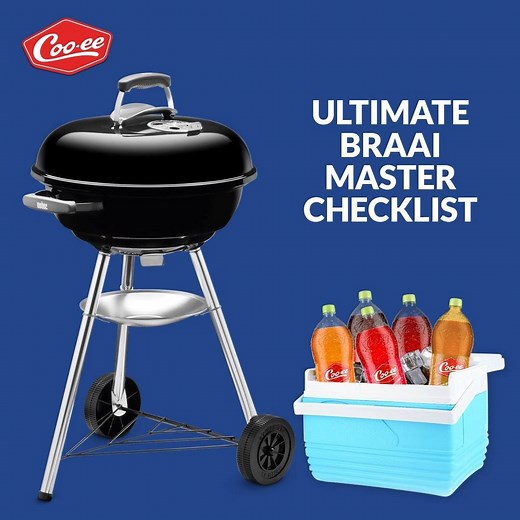 17K views · 919 reactions | Take on the role of being the undeniable ultimate braai master with this checklist! Clicking tongs twice to see if they work ✔️ Made your own makeshift braai stand ✔️ Tasted the meat marinate for enough seasoning ✔️ You’ve got a cool Coo-ee by your side ✔️ Know a braai master who needs a new braai?  Click here for more info on how you can WIN with Coo-ee this month: https://bit.ly/32I25XO | Coo-ee | Facebook