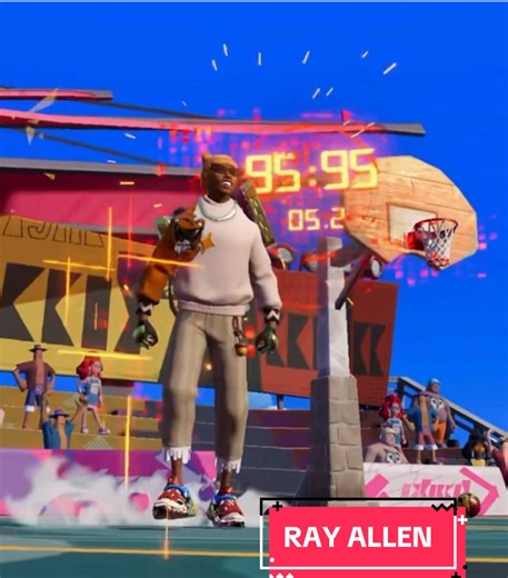 Ray Allen Gameplay Highlights in Dunk City Dynasty