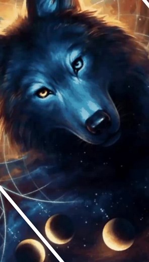 Artistic Wolf Depictions in Cosmic Settings