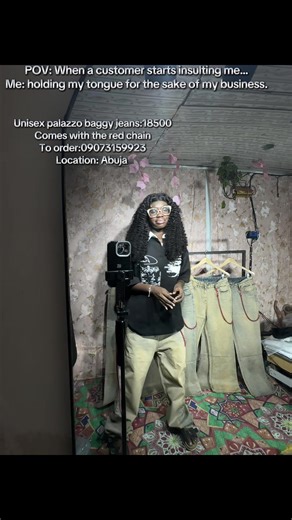 Unisex Palazzo Baggy Jeans for Sale in Abuja