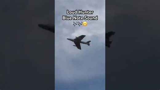 Hawker Hunter Jet Blue Note Sound