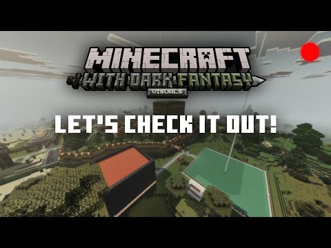 [LIVE] Minecraft: Bedrock Edition - Checking out Dark Fantasy Visuals!