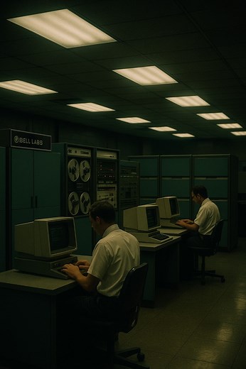 1971. Ο Ken Thompson και ο Dennis Ritchie δημιουργούν το UNIX, το...