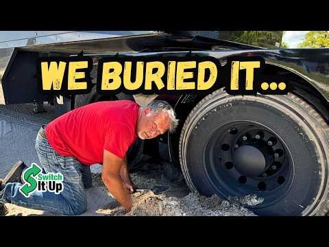 We Made a Terrible Mistake and Buried Our RV Setup in Soft Sand