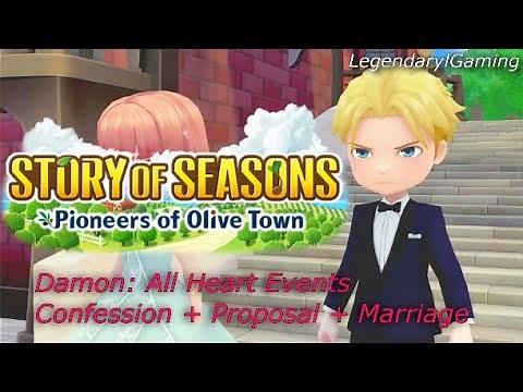 Damon: All Heart Events - Story of Seasons: Pioneers of Olive Town (ENGLISH VERSION)