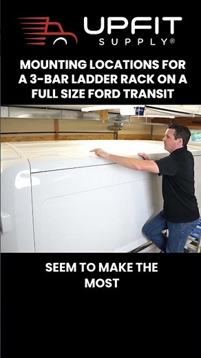 Perfect 3-Bar Ladder Rack Setup for Ford Transit!