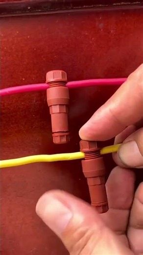 Convenient and fast wiring gadget for clean electrical work #shorts