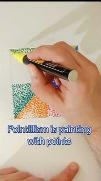 Pointillism is painting with points. 25 minutes of drawing condensed to 2:55
