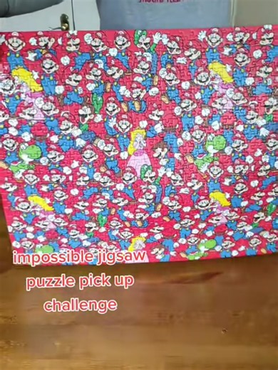 #onthisday Super Mario Bros Impossible Jigsaw Puzzle Pick Up Challenge Ravensburger, 1000 pieces 🧩 #challenge #puzzles #jigsawpuzzle #supermario