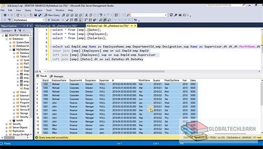 SQL Joins and Union - Left, Right, Full, Inner, Self, Left Anti, Right Anti , Union and Union All - 