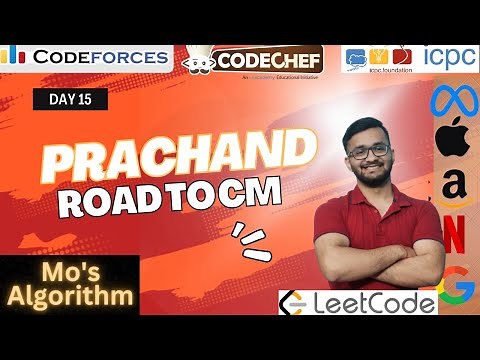 Mo's Algorithm | Little Elephant and Array | Day 15 | Prachand | DSA + CP PBSS