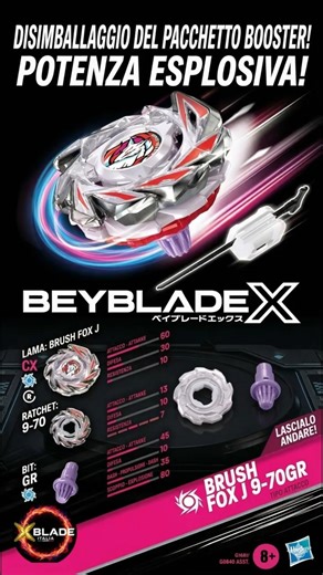 Brush Fox Assembly & Power Test #beyblade #beybladex
