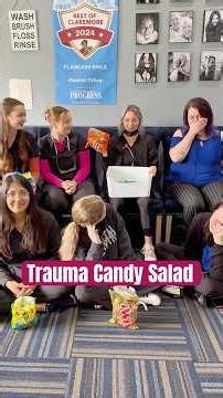 Trauma Candy Salad from working in dentistry 🍬🥗