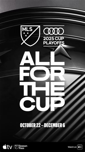 All for the Cup! The @audiUSA 2025 MLS Cup Playoffs are here. Follow all the Round One action on Apple TV or MLS Season Pass. | Major League Soccer (MLS)