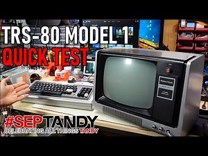 TRS-80 Model 1 test and teardown