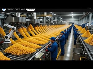 Inside an Instant Noodles Factory | Non-Stop Production Line Process 🍜