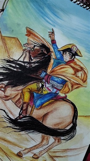 Drawing Napoleon 😁 #drawing #art #napoleon #frenchrevolution #painting