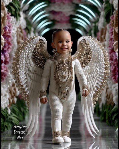Beautiful Angels on the runway - #AngiesDreamArt #angels #runway #models #cuteness #reelsviralシ #sharethelove | Angies Dream Art