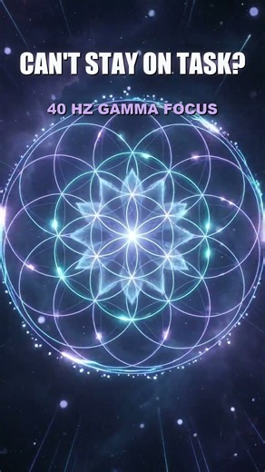 ADHD brain won't sit still? 🌀 | Gamma Binaural Beats for Focus & Clarity (40 Hz) | BrainSync