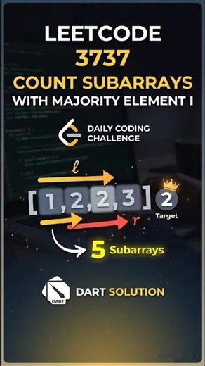 Crack LeetCode 3737 in 20 Seconds! 🧠 #shorts #coding #programming #dart #leetcode #python