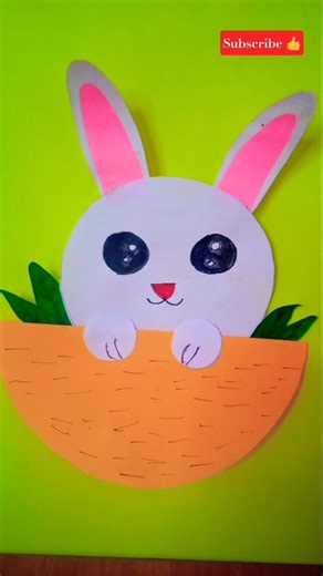 How to make Rabbit puppet #shortvideo #art #viral #yt #reels #rabbit #puppet #craft #short 👌👌👍🐇🐰🥕🐇👌🦚