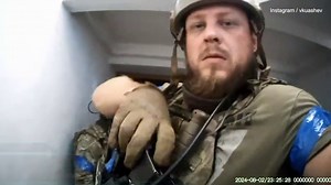 Ukrainian soldiers use British-supplied robo-dogs on the battlefield