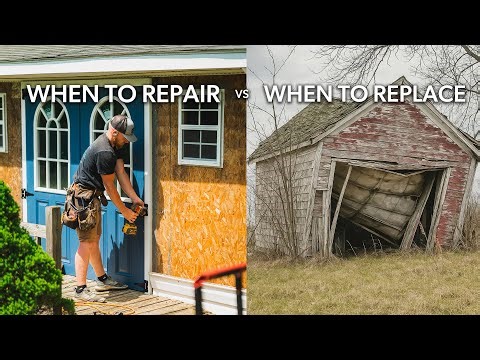 When to Repair and When to Replace Your Shed