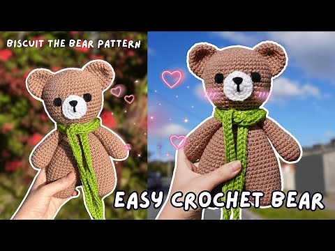 Easy Amigurumi Crochet Bear | Beginner Step-by-Step Tutorial