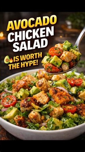 Avocado Chicken Salad Recipe | Healthy High Protein Weight Loss Meal