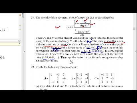 Ch3 Q26-36 Solution Amos Gilat Matlab an introduction with applications 6th edition