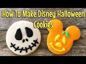 How to Make Mickey Mouse Halloween Cookies
