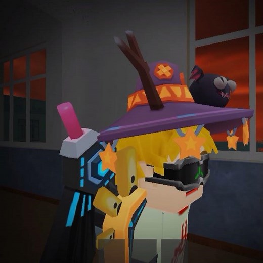 New Horor Game Night At The School Blockman Go#shorts