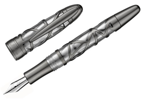 Laban Skeleton Fountain Pen - Gunmetal - The Goulet Pen Company