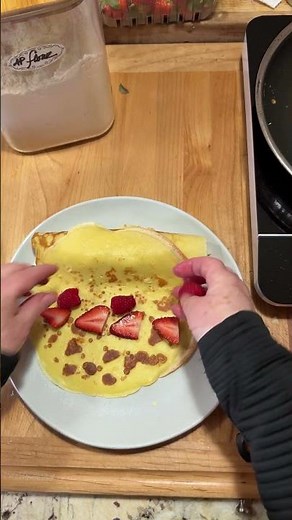 Easy and Delicious Fruit Crepes - so Easy but Look SO Fancy!